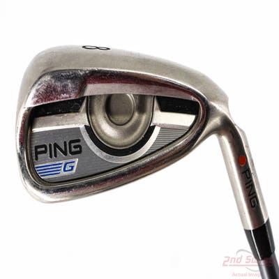 Ping 2016 G Single Iron 8 Iron Ping CFS Graphite Graphite Senior Right Handed Red dot 36.25in