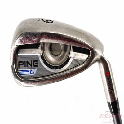 Ping 2016 G Single Iron 9 Iron Ping CFS Graphite Graphite Senior Right Handed Red dot 35.75in