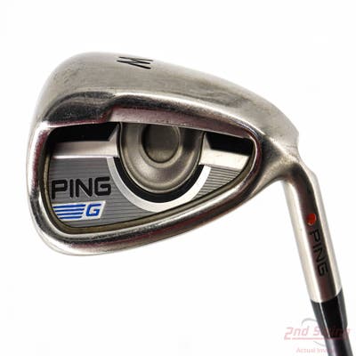 Ping 2016 G Single Iron Pitching Wedge PW CFS 65 Graphite Graphite Senior Right Handed Red dot 35.25in