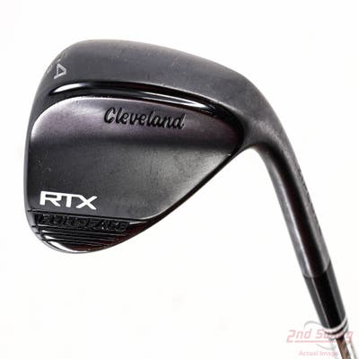 Cleveland RTX Full Face Black Satin Wedge Sand SW 54° 9 Deg Bounce Dynamic Gold Spinner TI Steel Wedge Flex Right Handed 35.5in