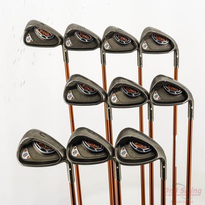 Ping G10 Iron Set 4-PW GW SW LW Ping TFC 129I Graphite Stiff Right Handed White Dot STD