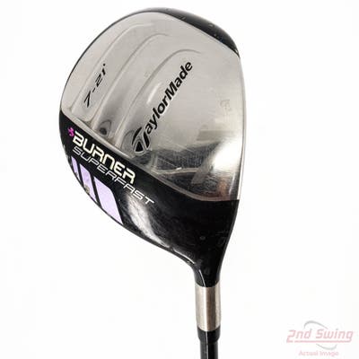 TaylorMade Burner Superfast Fairway Wood 7 Wood 7W 21° TM Matrix Ozik Xcon 4.8 Graphite Ladies Right Handed 41.5in
