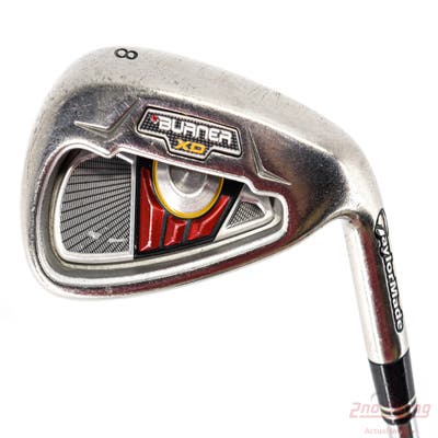 TaylorMade Burner XD Single Iron 8 Iron TM Reax Superfast 90 Steel Steel Regular Right Handed 36.75in