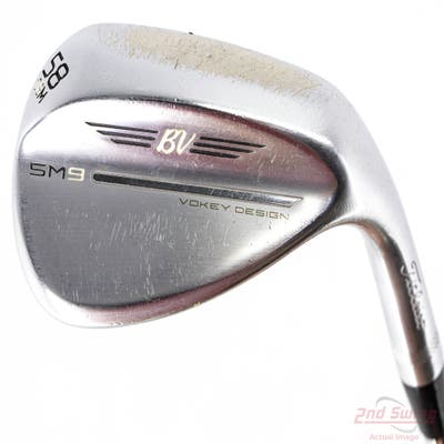Titleist Vokey SM9 Tour Chrome Wedge Lob LW 58° 8 Deg Bounce M Grind True Temper AMT Red S300 Steel Stiff Right Handed 35.25in