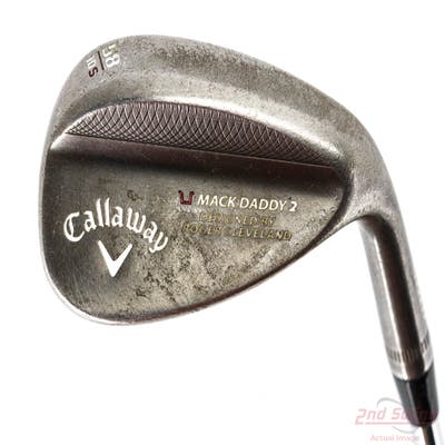 Callaway Mack Daddy 2 Slate Wedge Lob LW 58° 10 Deg Bounce S Grind Stock Steel Shaft Steel Stiff Right Handed 35.0in