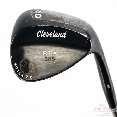 Cleveland 588 RTX 2.0 Black Satin Wedge Lob LW 60° 8 Deg Bounce True Temper Dynamic Gold Steel Wedge Flex Right Handed 35.25in