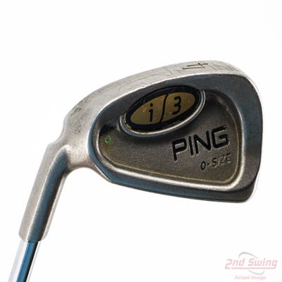 Ping i3 Oversize Single Iron 4 Iron Stock Steel Shaft Steel Regular Left Handed Green Dot 38.75in