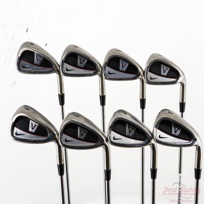 Nike Victory Red Cavity Back Iron Set 4-PW AW Dynamic Gold High Launch R300 Steel Regular Right Handed STD