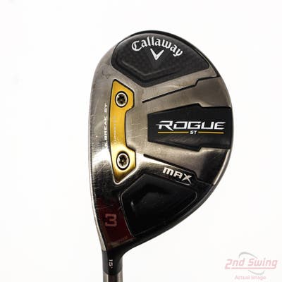 Callaway Rogue ST Max Fairway Wood 3 Wood 3W 15° UST Mamiya Helium Black 5 Graphite Regular Left Handed 43.0in