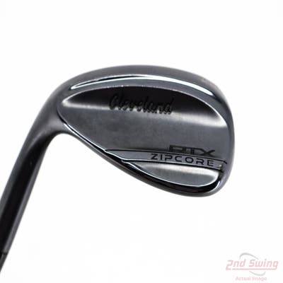 Cleveland RTX ZipCore Black Satin Wedge Lob LW 58° 10 Deg Bounce Mid Dynamic Gold Spinner TI Steel Wedge Flex Left Handed 35.25in