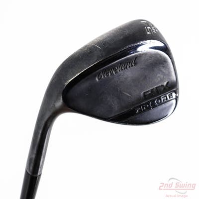Cleveland RTX ZipCore Black Satin Wedge Sand SW 54° 10 Deg Bounce Mid Dynamic Gold Spinner TI Steel Wedge Flex Left Handed 35.25in