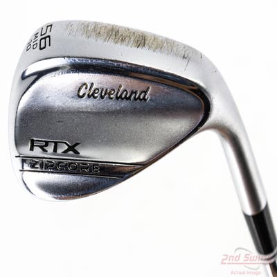 Cleveland RTX ZipCore Tour Satin Wedge Sand SW 56° 10 Deg Bounce Mid Dynamic Gold Spinner TI Steel Wedge Flex Right Handed 35.5in