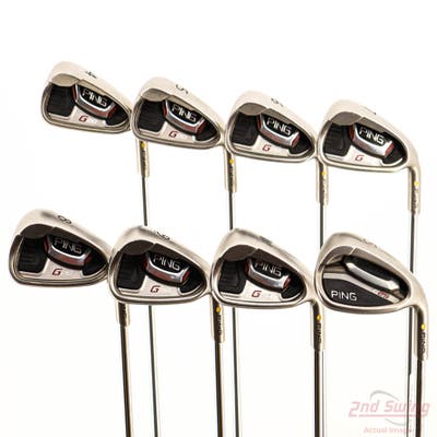 Ping G20 Iron Set 4-PW SW Ping CFS Steel Stiff Right Handed Yellow Dot STD