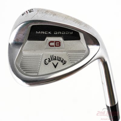 Callaway Mack Daddy CB Wedge Sand SW 54° 14 Deg Bounce Callaway Stock Steel Steel Wedge Flex Right Handed 35.25in