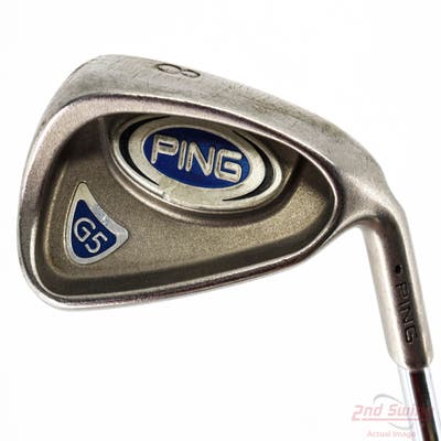 Ping G5 Single Iron 8 Iron Stock Steel Shaft Steel Regular Right Handed Black Dot 36.5in