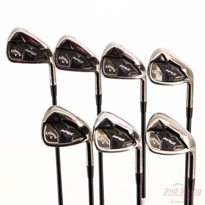 Callaway Apex 19 Iron Set 5-PW AW FST KBS TGI 70 Graphite Regular Right Handed +1/4"