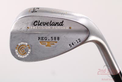 Cleveland 2012 588 Chrome Wedge Sand SW 54° 12 Deg Bounce True Temper Tour Concept Steel Wedge Flex Right Handed 35.5in