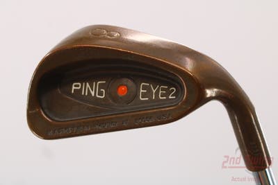 Ping Eye 2 Beryllium Copper Single Iron 8 Iron Ping Microtaper Steel Stiff Right Handed Orange Dot 36.0in