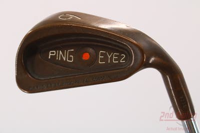 Ping Eye 2 Beryllium Copper Single Iron 6 Iron Ping Microtaper Steel Stiff Right Handed Orange Dot 37.0in