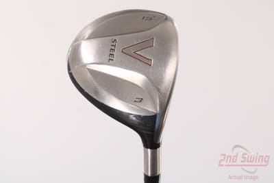 TaylorMade V Steel Fairway Wood 3 Wood 3W 15° Accra AXIV Series XT 60 Graphite Regular Right Handed 43.25in