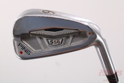 Ping S56 Single Iron 6 Iron True Temper Dynamic Gold Steel Stiff Right Handed Red dot 37.5in