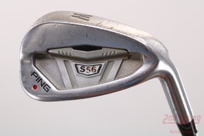 Ping S56 Single Iron Pitching Wedge PW True Temper Dynamic Gold Steel Stiff Right Handed Red dot 36.0in