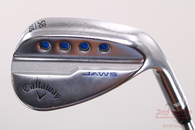 Callaway Jaws MD5 Platinum Chrome Wedge Lob LW 58° 10 Deg Bounce S Grind Dynamic Gold Spinner TI Steel Wedge Flex Right Handed 35.0in