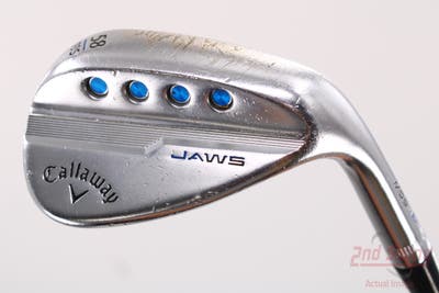 Callaway Jaws MD5 Platinum Chrome Wedge Lob LW 58° 10 Deg Bounce S Grind Dynamic Gold Tour Issue S200 Steel Stiff Right Handed 35.25in