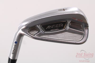 Ping Anser Forged 2013 Single Iron 4 Iron Project X Rifle 5.5 Steel Regular Left Handed Blue Dot 39.25in