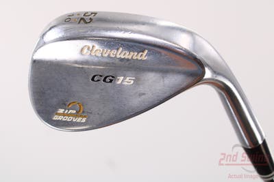 Cleveland CG15 Satin Chrome Wedge Gap GW 52° 10 Deg Bounce Cleveland Traction Wedge Steel Wedge Flex Right Handed 35.75in