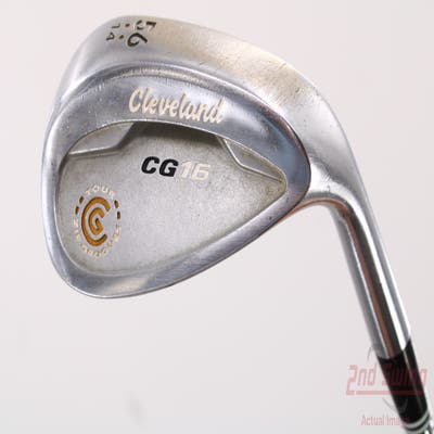 Cleveland CG16 Chrome Zip Groove Wedge Sand SW 56° 14 Deg Bounce Stock Steel Shaft Steel Wedge Flex Right Handed 35.5in