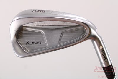 Ping i200 Single Iron 5 Iron AWT 2.0 Steel Stiff Right Handed White Dot 39.5in