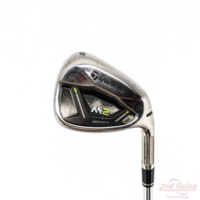 TaylorMade 2019 M2 Single Iron 9 Iron Stock Steel Shaft Steel Stiff Right Handed 36.25in