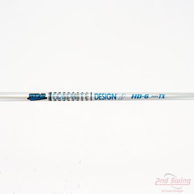 Used W/ TaylorMade RH Adapter Graphite Design Tour AD HD-6 60g Driver Shaft Tour X-Stiff 43.75in