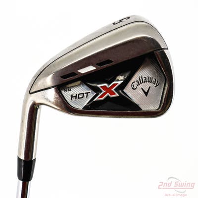 Callaway X Hot N14 Single Iron 5 Iron Callaway Stock Steel Steel Uniflex Left Handed 38.5in