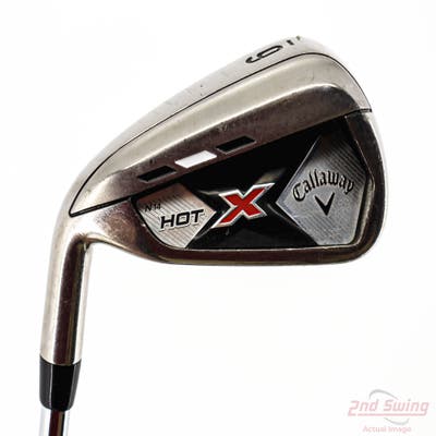Callaway X Hot N14 Single Iron 6 Iron Callaway Stock Steel Steel Uniflex Left Handed 37.75in