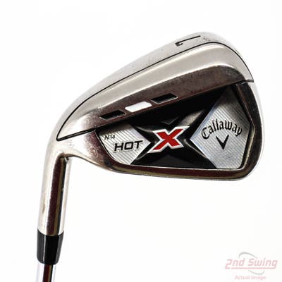 Callaway X Hot N14 Single Iron 7 Iron Callaway Stock Steel Steel Uniflex Left Handed 37.0in