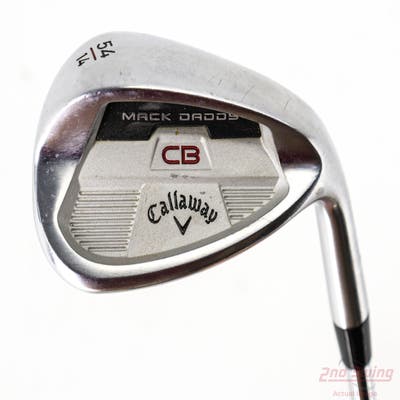 Callaway Mack Daddy CB Wedge Sand SW 54° 14 Deg Bounce FST KBS Hi-Rev 2.0 105 Steel Wedge Flex Right Handed 35.0in
