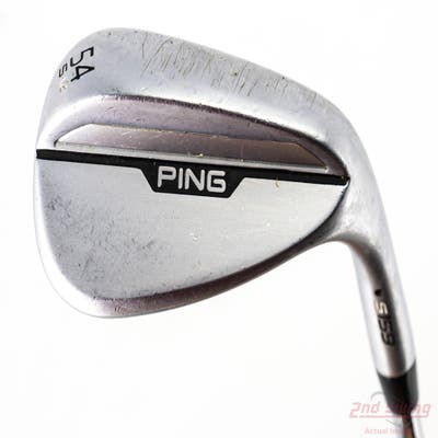 Ping s159 Chrome Wedge Sand SW 54° 12 Deg Bounce S Grind Ping Z-Z115 Steel Wedge Flex Right Handed Black Dot 35.25in