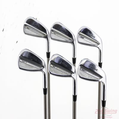 Titleist 2023 T150 Iron Set 5-PW Aerotech SteelFiber fc90 Graphite Stiff Right Handed +1/2"