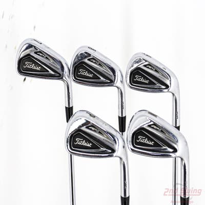 Titleist 716 AP2 Iron Set 7-PW GW Project X Rifle 5.0 Steel Regular Right Handed +1"