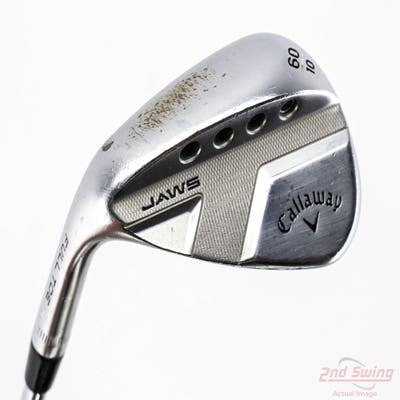 Callaway Jaws Full Toe Raw Face Chrome Wedge Lob LW 60° 10 Deg Bounce Dynamic Gold Spinner TI 115 Steel Wedge Flex Left Handed 35.0in