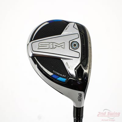 TaylorMade SIM Ti Fairway Wood 3 Wood 3W 15° Project X EvenFlow Riptide CB 70 SB Graphite Tour X-Stiff Right Handed 43.5in