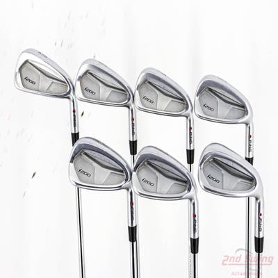 Ping i200 Iron Set 5-PW AW Stock Steel Shaft Steel Stiff Right Handed Red dot +3/4"
