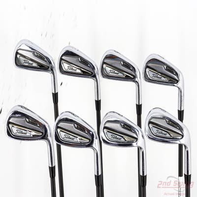 Titleist T100 Iron Set 4-PW AW FST KBS Tour C-Taper Black Steel X-Stiff Right Handed +1/2"