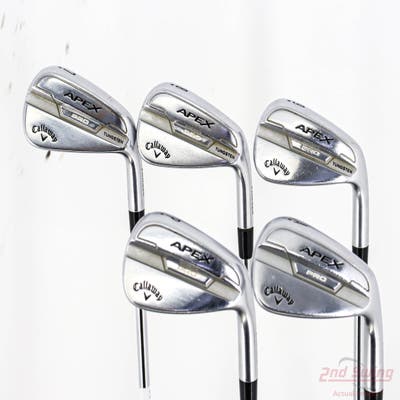 Callaway Apex Pro 21 Iron Set 7-PW AW True Temper Elevate ETS 115 Steel Stiff Right Handed +1 1/4"