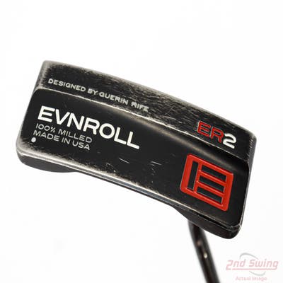 Evnroll ER2 Mid Blade Black Putter Steel Right Handed 35.0in