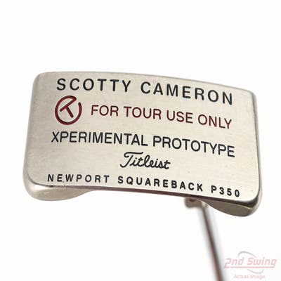 Titleist Scotty Cameron Newport Squareback P350 Xperimental Prototype CT Putter Steel Right Handed 35.0in