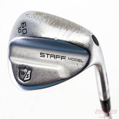 Wilson Staff Staff Model Wedge Lob LW 60° 10 Deg Bounce Dynamic Gold Spinner TI Steel Wedge Flex Right Handed 34.75in