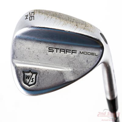 Wilson Staff Staff Model Wedge Sand SW 56° 14 Deg Bounce Dynamic Gold Spinner TI Steel Wedge Flex Right Handed 35.25in